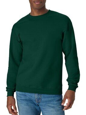 Cozy EcoSmart Fleece Crewneck Sweatshirt for Men, Big & Tall Sizes, 1 or 2-Pack